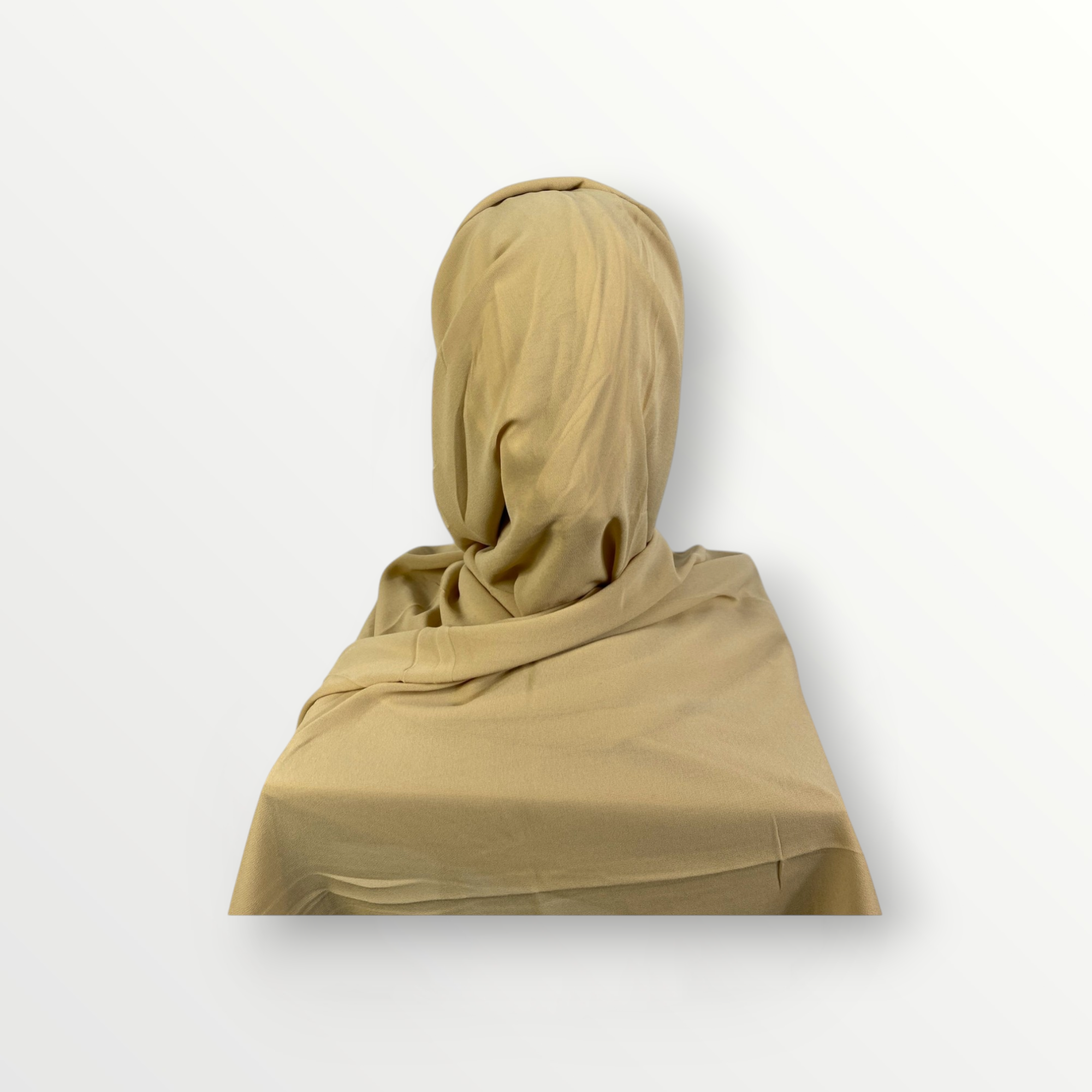 Hijab instantanés en Mousseline de Soie - Couleur : Beige - Élégance et Confort au Quotidien