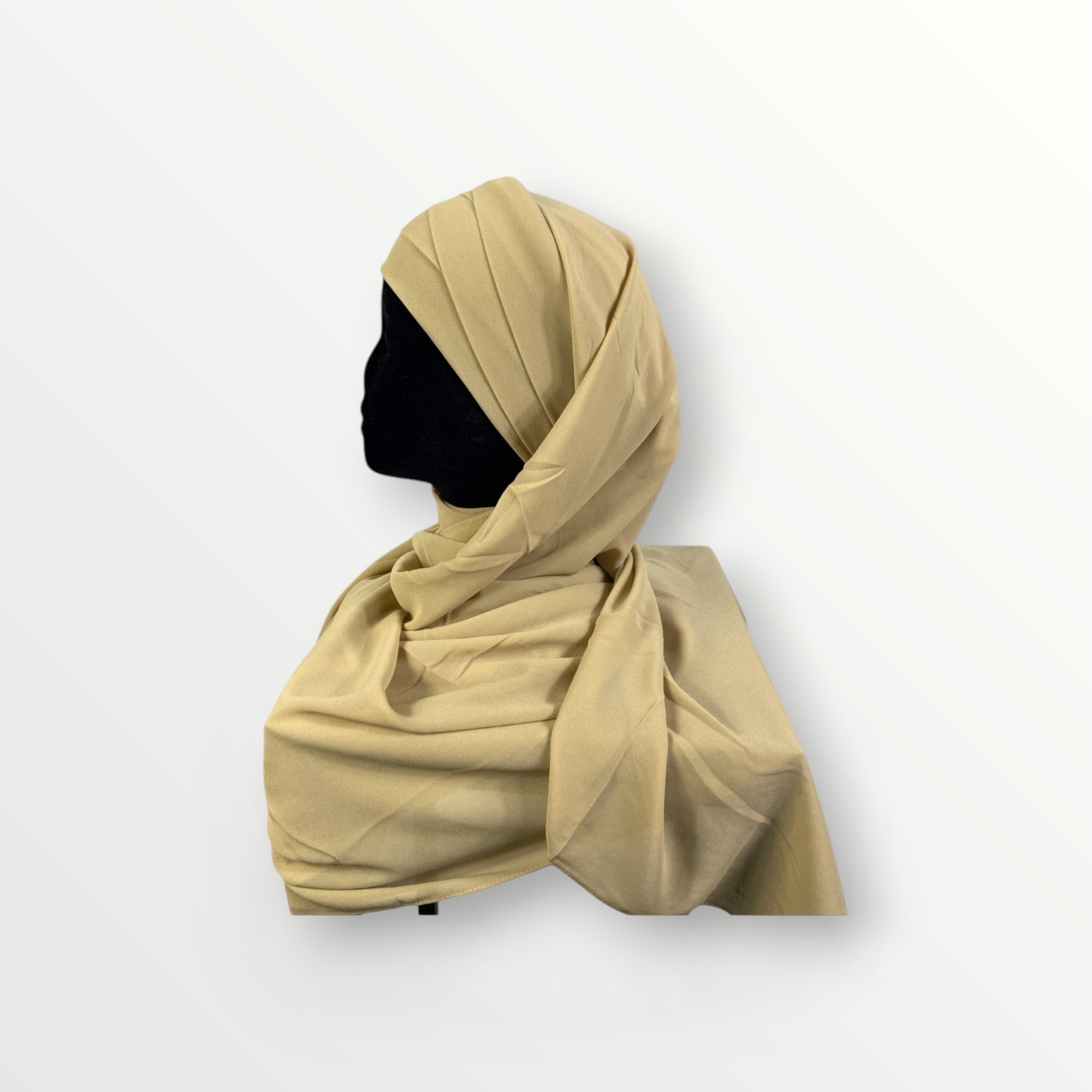 Hijab instantanés en Mousseline de Soie - Couleur : Beige - Élégance et Confort au Quotidien